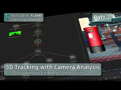 NEW Flame 2022 Training - 3D Tracking with Camera Analysis - P7 - 3D Tracking in Existing 3D Composite - autode.sk/3vxG62c