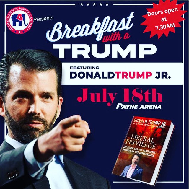 HidalgoCoGOP's tweet image. Breakfast with @donaldjtrumpjr in Hidalgo County, here in deep South Texas. It’s official, the time has come to release tickets &amp;amp; sponsorships. Don’t miss this incredible opportunity! A match was lit &amp;amp; a wildfire is a blaze! hidalgocountygop.com
#AreYouReady #LetsGo #MAGA