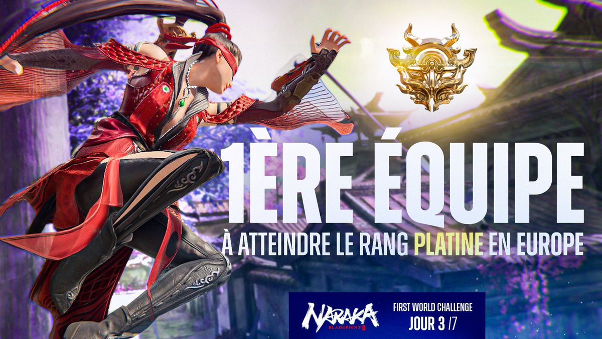 lausanneesports's tweet photo. 🏆 #FirstWorldChallenge - @NARAKATHEGAME
Si vous les croisez en jeu, un conseil… Fuyez ! 🏃♂️
Nos suisses sont les premiers à atteindre le rang Platine en Europe 🎉
Continuez à les soutenir ici ⬇️
https://t.co/kgJsnEh5Il & https://t.co/yJpkUhSyOU
#AllTogether #OneClickAhead https://t.co/D4XJ4uIEjd