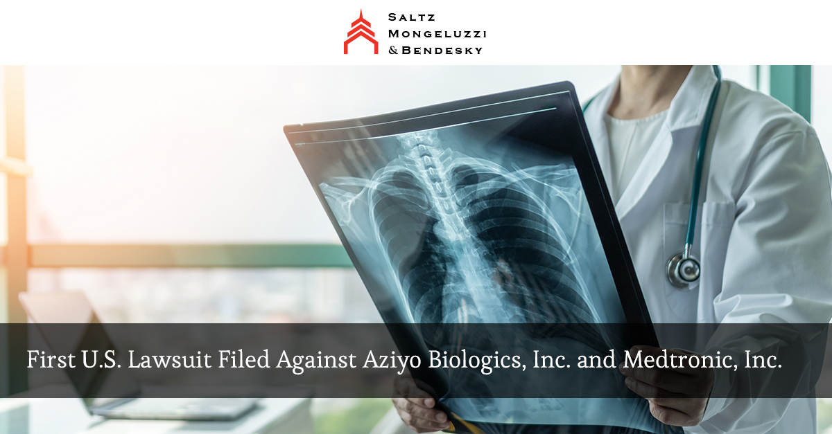 A retired career corrections officer, who contracted #Tuberculosis during a spinal fusion operation, filed the first lawsuit against Aziyo, Inc.: hubs.ly/H0QBZqJ0

#SMBResults #ProductsLiability