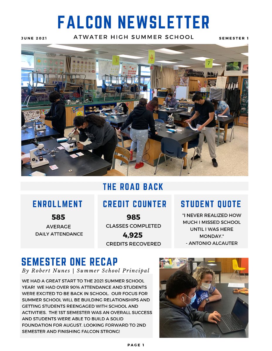 Atwater High School tweet media