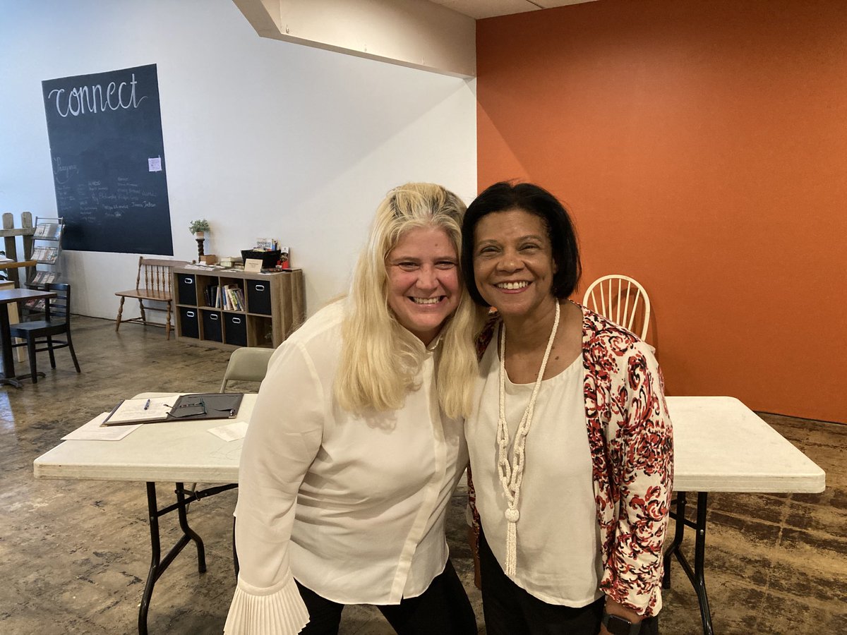 DrJudithGay's tweet photo. Thanks Chuck Gray, Director of #ImpactCorry, for inviting me to participate with educators in a brainstorming about the Innovation Hub. It was great to meet you in person! https://t.co/xsGiXt4Glb