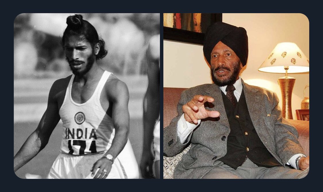 iiuday's tweet photo. RIP The Flying Sikh of India #MilkhaSingh 🕯 https://t.co/rLEsh3VCEB