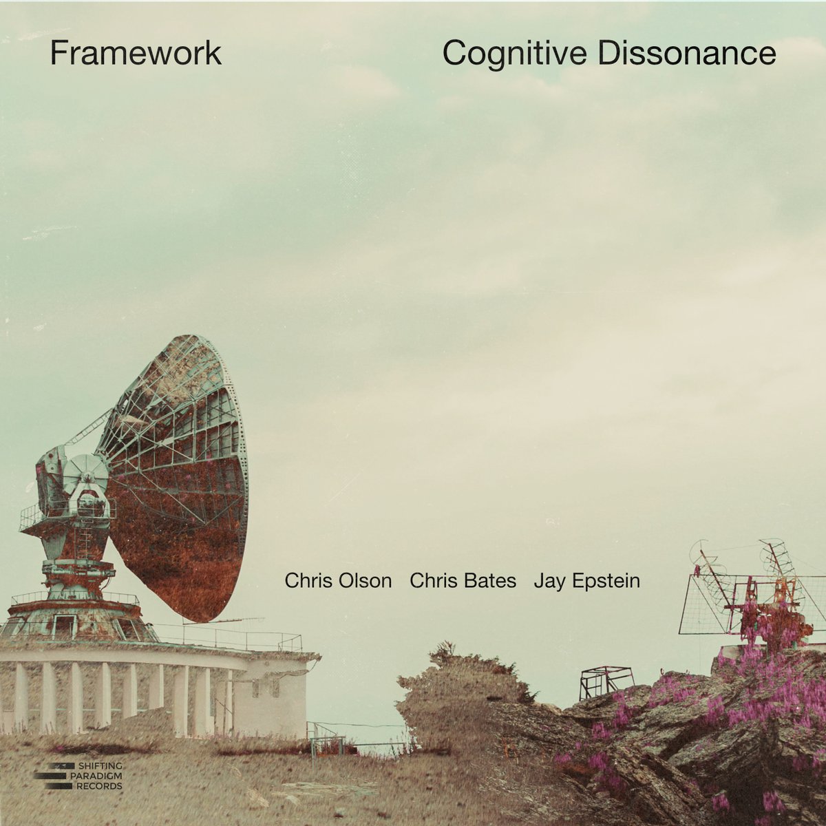 ShiftingParadig's tweet photo. Twin Cities trio Framework feat. Chris Olson, @DoubleBates and Jay Epstein set to release COGNITIVE DISSONANCE on August 27. Preorder at https://t.co/amTq6LeKL4 https://t.co/sAxrKvjp5k