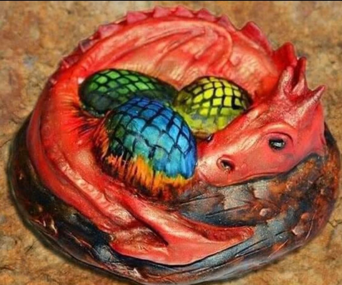 Драконье яйцо торт