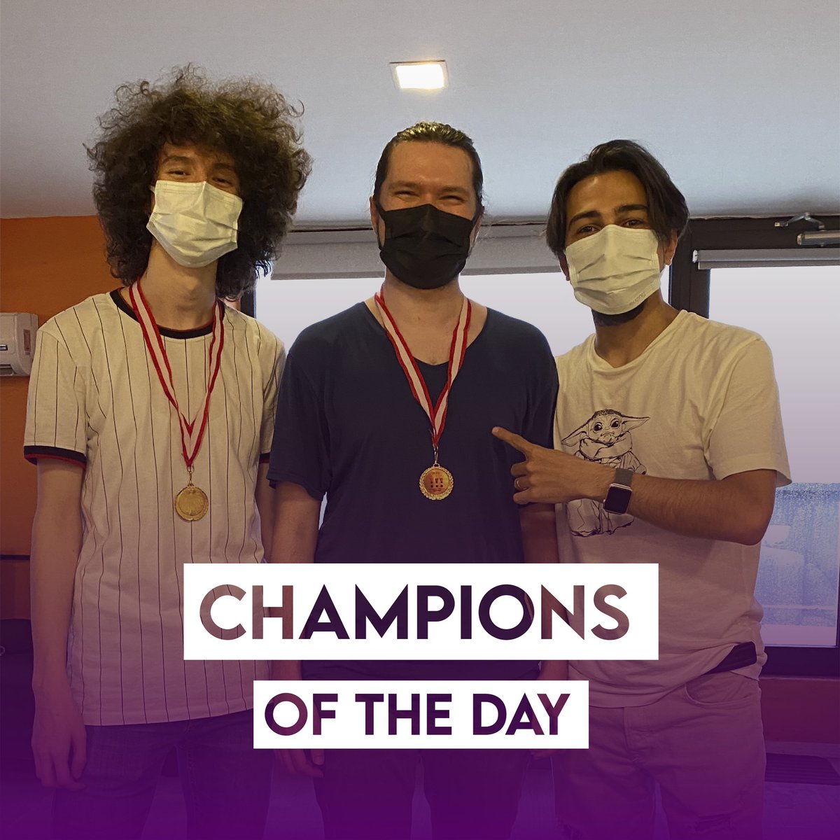 wearehigames's tweet photo. 🥇🏆 Langırt turnuvasının kazananları belli oldu.

🤩 Turnuvaya katılan tüm ekip arkadaşlarımıza teşekkür ediyoruz. 

👏🏻 Hi Games, yeni turnuvaları ile çok yakında sizlerle. Takipte kalın! https://t.co/5AdjJ13fYV