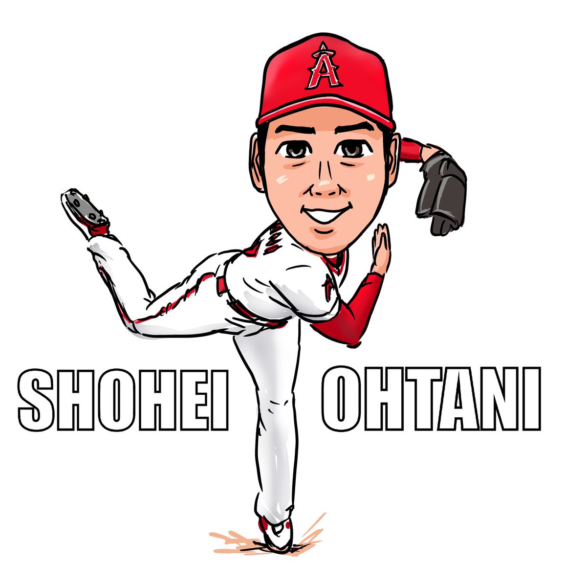 ギヤッチ A Twitter 大谷翔平 Ohtani Angels Mlb エンゼルス イラスト 大谷翔平選手の活躍はいつも楽しみ 3勝目