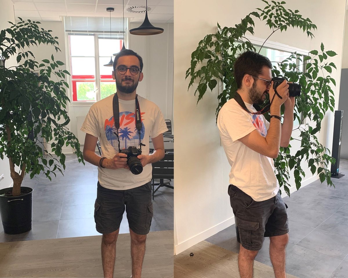 Notre chargé de contenu photo/vidéo, <a href="/pierredefd/">Pierre dFd</a>, en pleine action📷! Il réalise des vidéos pour notre chaîne YouTube mais il a aussi l'option reporter photo 😎
#stage #formation #startup #Entreprendre