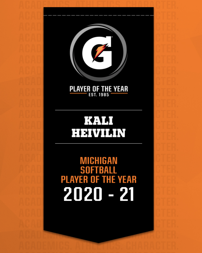 🥎SOFTBALL: Heivilin named 2021 Gatorade Michigan Softball Player of the Year... threeriverswildcats.org/2021/06/18/sof…