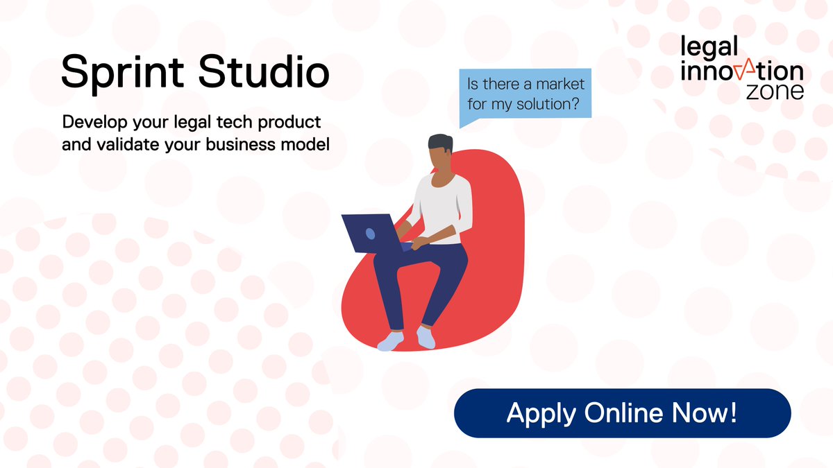 LIZTorontoMet's tweet photo. Calling all aspiring #legaltech entrepreneurs!

Join our Fall 2021 #SprintStudio program and develop your innovative concept into a market-ready product.

Applications close Sept 10. Apply now:  https://t.co/1qETbF50Pz https://t.co/q6fi3teHov