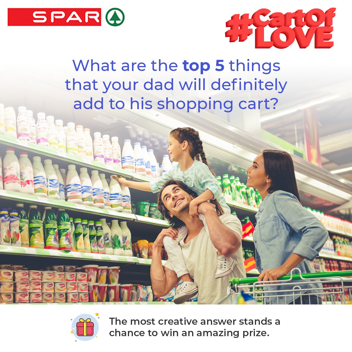 Shopping is for everyone!
Tell us the top 5 things on your fathers shopping cart and stand a chance to win some amazing prizes!
✅ Follow our page
✅ Comment
#SPAR #SPARIndia #SPARContest #ContestAlert #Contest #ContestAlertIndia #Giveaways #FathersDay #FathersDayContest https://t.co/L3E1WAjizp