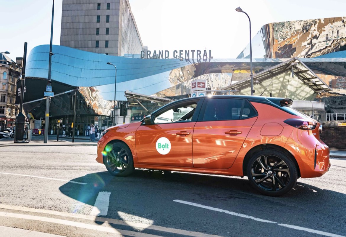 ichoosemag's tweet photo. Ride-hailing app @boltapp has officially arrived in Birmingham and parts of the Black Country and they've given I Choose Birmingham followers up to £8 off their first ride with the following code: HELLOBHAM #ichoosebolt #BoltUK #ad https://t.co/uq058gUdPD
