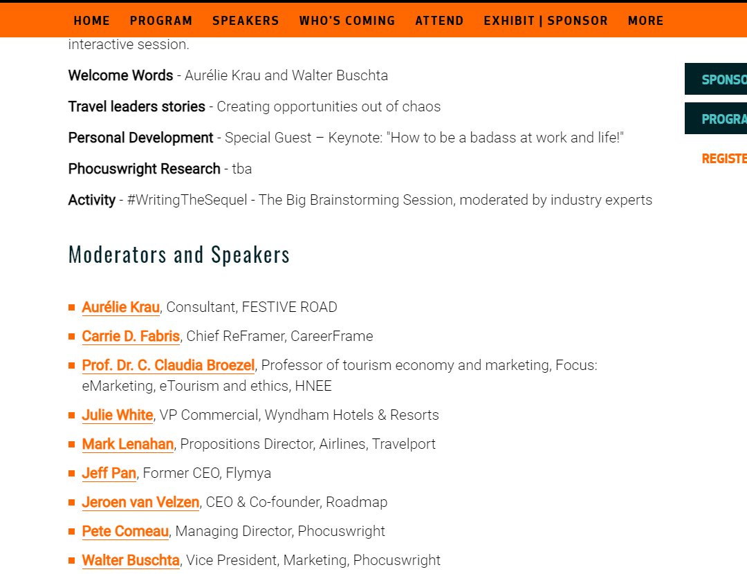 Lottmus's tweet photo. Very excited to see so many great industry friends and contacts supporting the Young Leader Summit. Welcome @dieTouristin in particular.. What a line up.. wish I was young 😉#mentors #partners and  #traveltech come together at @Phocuswright https://t.co/3ywR3T2OuZ