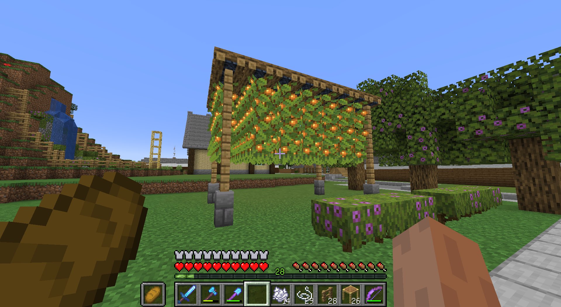 Minecraft For Life Rt Matatabi Mc 駅を作る片手間で簡単にグロウベリーの栽培所を作りました Minecraft T Co Hsbde6j0v1 Twitter