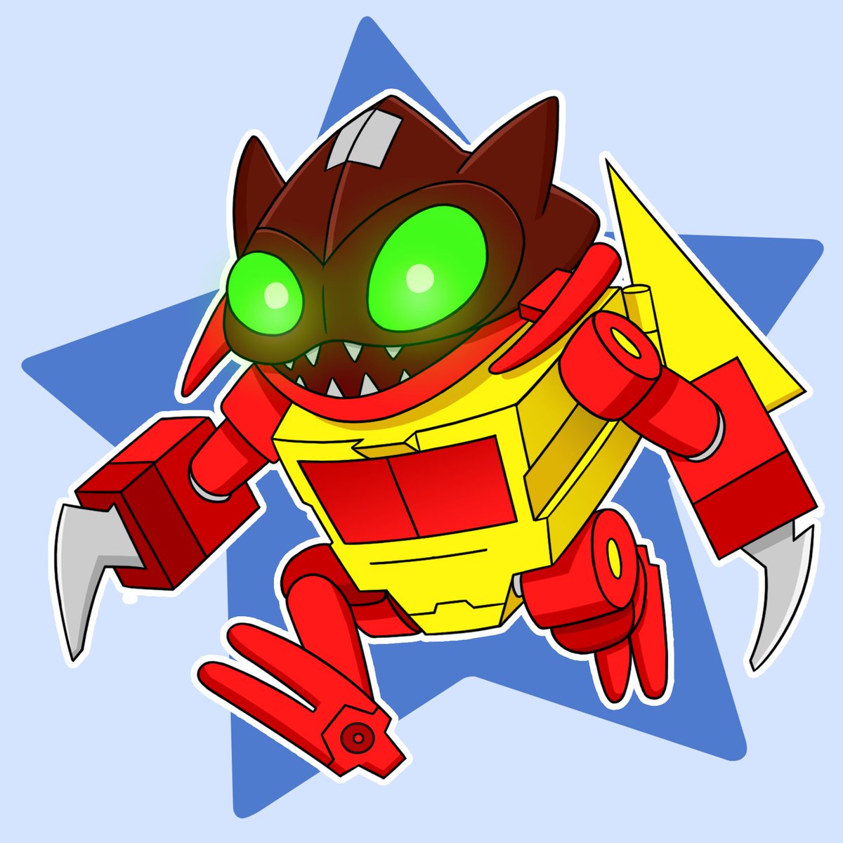 bookinbear's tweet photo. Oh hey, it's Repugnus that incorrigible scamp! Inspired by the TRDQ show he hosts (with @GeshGav)
#transformers #G1 #repugnus #monsterbot #transformersart #fanart #Maccadam #transformersg1 #Autobot #robotsindisguise #cartoon #digitalart https://t.co/1EBMJV2P39