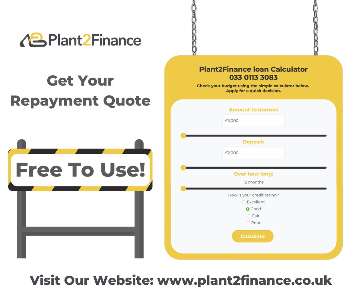 You can use our finance calculator for free! 

You can calculate your repayments via our website: tinyurl.com/z2n34x