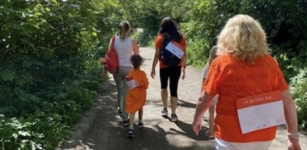 MaggiesCentres's tweet photo. For this week's #FridayFundraisers, we'd like to thank everyone who took part in #TogetherWeWalk  👏

Last weekend, hundreds of you walked 5km in celebration, in reflection, in love around your local area to support people with cancer. 

Thank you to everyone who joined in 🧡 https://t.co/D7MiDLy0dc