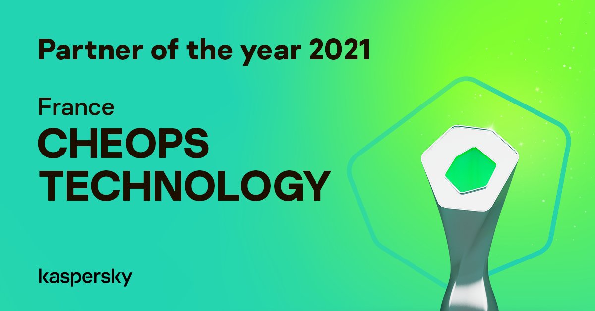 kasperskyfrance's tweet photo. 🎉 Congratulations to all our partners and especially to the Kaspersky European Partner Conference 2021 winners!
S/O to @CheopsTechno, #Magicom, #NeuronesTechnologies
#Kaspersky #Partners #Cybersecurity #Europe #DigitalTrust https://t.co/F96eWoi0va