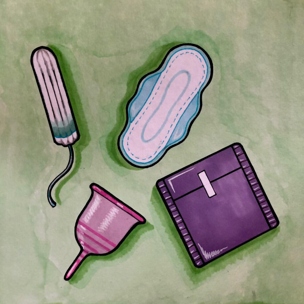 OneTrackMindMag's tweet photo. Not all people who have periods are women, and not all women have periods 🩸 

We spoke to @bloodygood__ and the CEO of @unfabled_ about the need for gender neutral period products 🍑

By @SneathLauren | https://t.co/Egylk0bPPC https://t.co/lO8jdoFunX