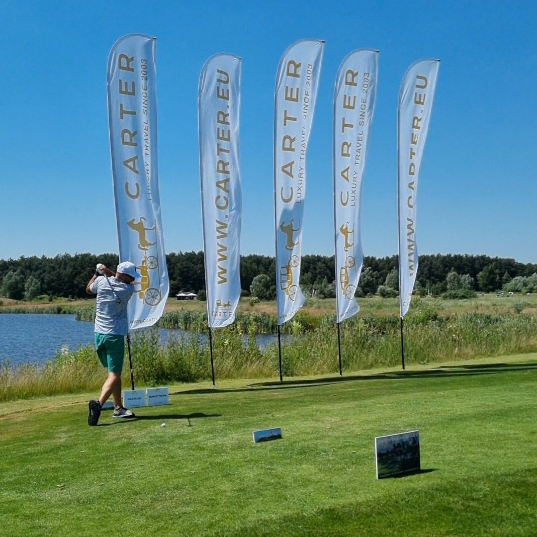 GolfAnita's tweet photo. ⛳️ Pierwszy dzień turnieju Space Open już za nami! ⛳️

#CarterLuksusoweWakacje
#SWGK 
#Moliera2
#ClubCar https://t.co/SVhBQoPr4D