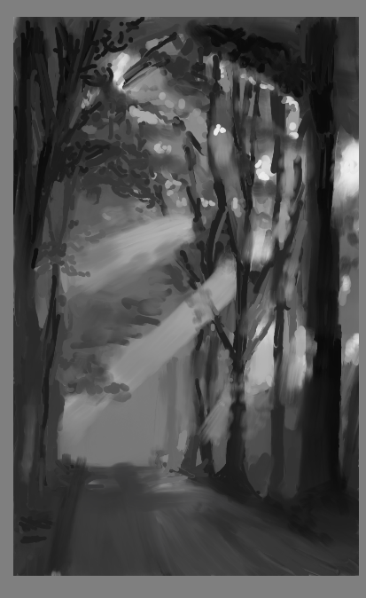 eezzeemac's tweet photo. painting landscapes is nice? I did not expect this to feel so satisfying https://t.co/chCqncZFII