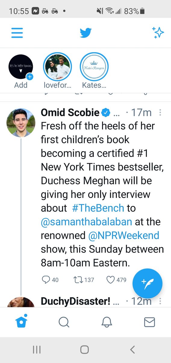 Just wish he would be so positive about all the royals...