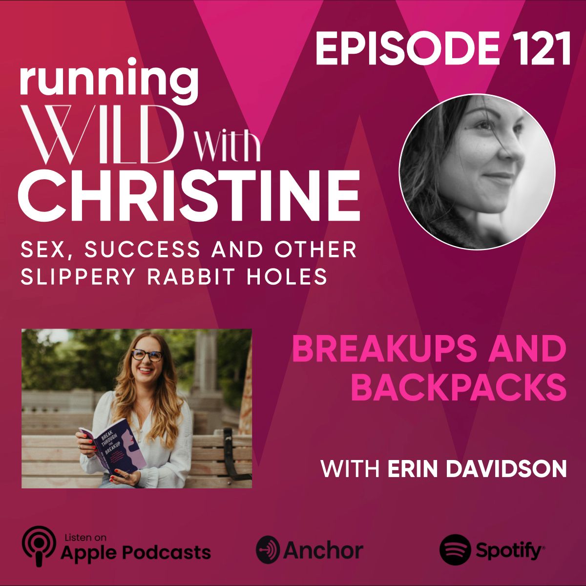 Hi everyone! Meet Erin Davidson, sex &amp; #relationshiptherapist here today to talk about her new book #BreakThroughTheBreakup. buff.ly/2MX9Gfr TW: Sexual Assault content. Topics: Christianity vs Sex, #heartbreak, #therapy, #metoo, the power of writing, compassion and more!