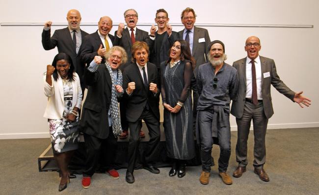 Happy Birthday Paul, pictured here with Noddy Holder (Slade)   