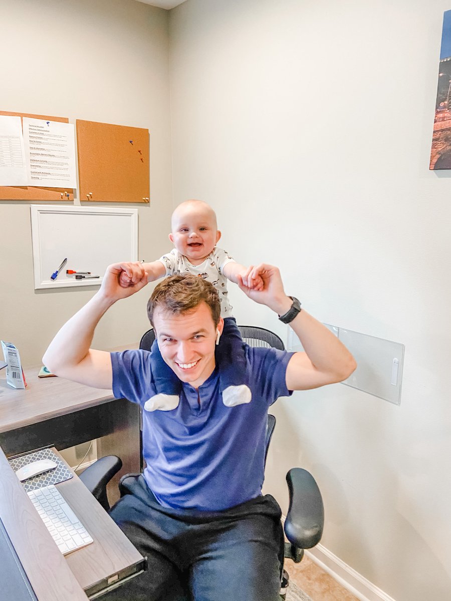 HennesseyDgtl's tweet photo. Is your coworker this cute?! Blin, our Director of Development &amp; Engineering, enjoys taking a few moments during the day to hang out with his son. 

#DadLife #RemoteAgency #RemoteWorkforce #GlobalTeam #DigitalMarketing https://t.co/XpwT6of0Bi