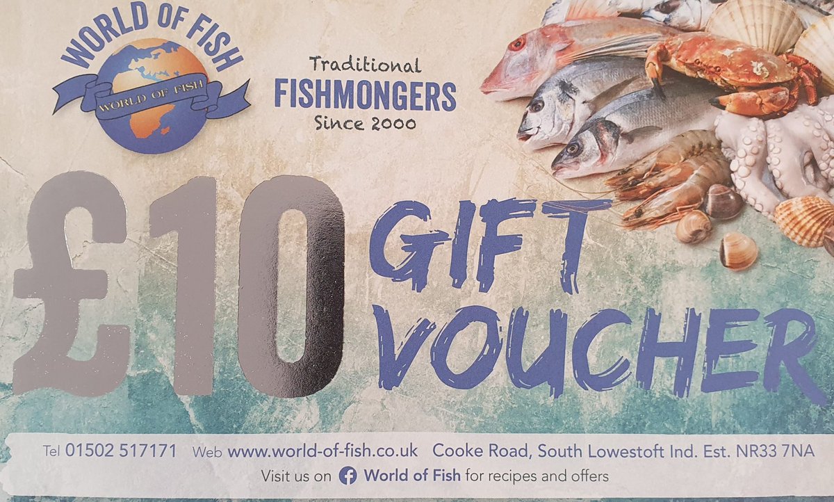 Stuck of ideas for a Fathers day present don't forget we do gift vouchers. 🐟
I bet your Dad loves fish, Shellfish or smoked fish. 
#giftvouchers #fathersday #present
#worldoffish #traditional #independant #familyrun #fishmongers #lowestoft #suffolk #eastcoast #NR337NA