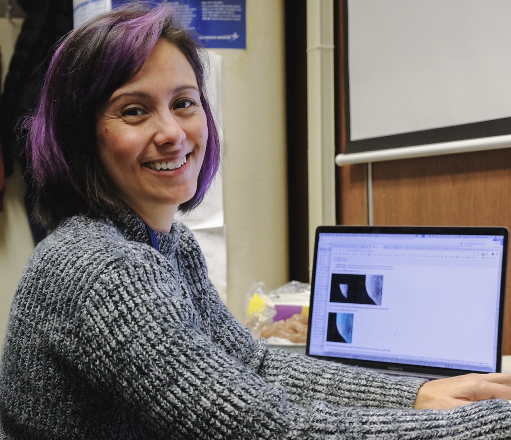KinetXSNAFD's tweet photo. #KinetXFeatureFriday Meet one of our #OpticalNavigation Engineers for #OSIRISREx, Leilah McCarthy. Prior to working for @KinetXSNAFD, she worked at @NASA_Wallops and also got her Masters from @CUBoulder and @ucdavis https://t.co/9D5JjWWyFC