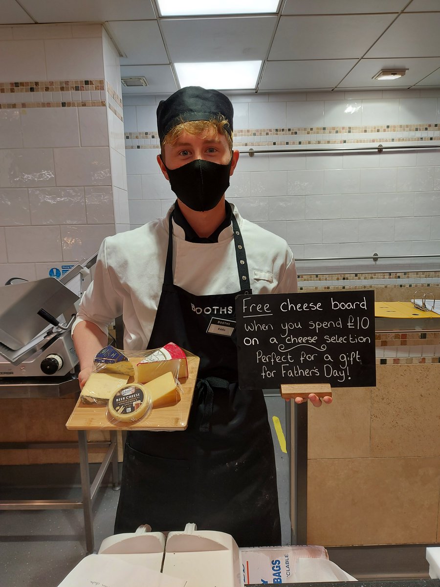 BoothsCountry's tweet photo. Any cheese-loving dads out there 👀?
Eddie #Scotforth https://t.co/kcHhhht09Z