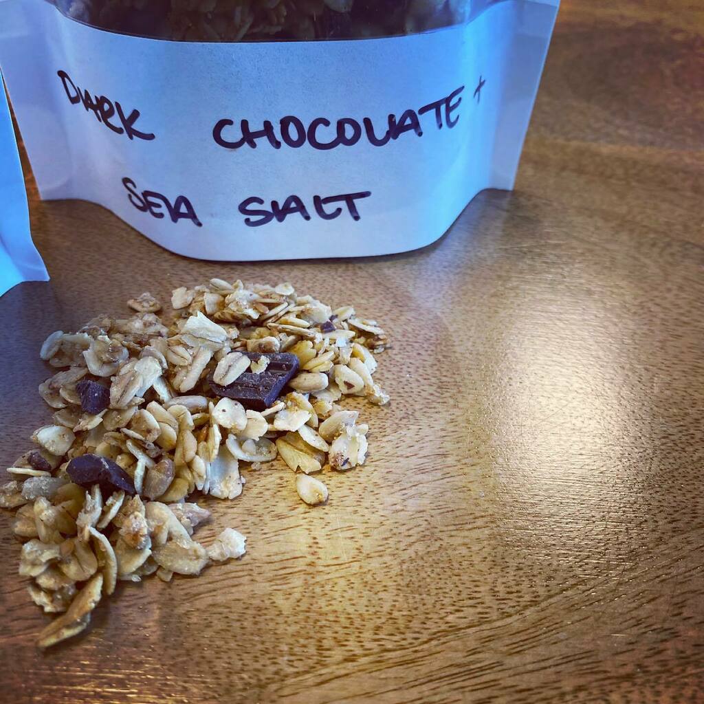 dwcoffeeco's tweet photo. Love Your Neighbor Shelf Spotlight! Big thanks to Cookie &amp; Crumb for coming through with the most delicious snack for your cup of Joe: Sea Salt Dark Chocolate Granola! #freshbaked #localbakers #ladybakers #fullystocked https://t.co/7YSMQHkrJj