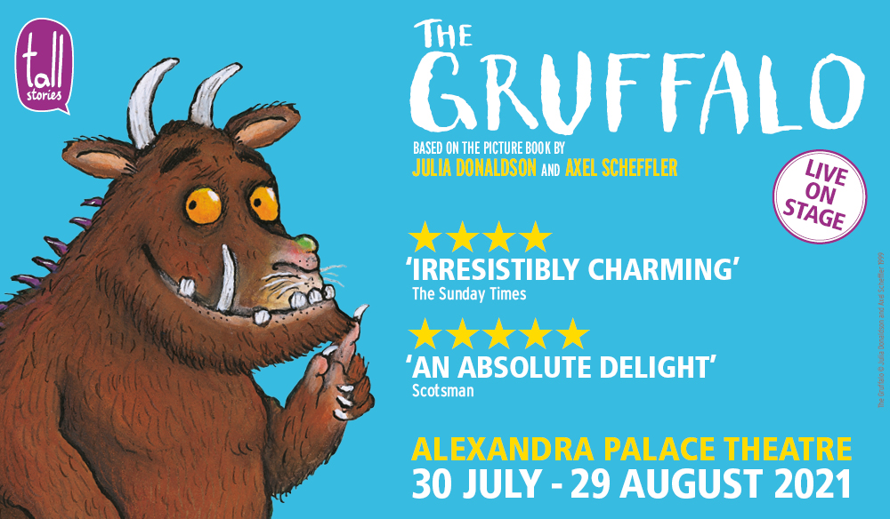 Join us for our magical, musical adaptation of the classic picture book #TheGruffalo by Julia Donaldson &amp; Axel Scheffler <a href="/Yourallypally/">Alexandra Palace</a> this August! ☀️

For everyone aged 3 and up 🐭🌳

Get your tickets now! 👉 bit.ly/3vu0YYt