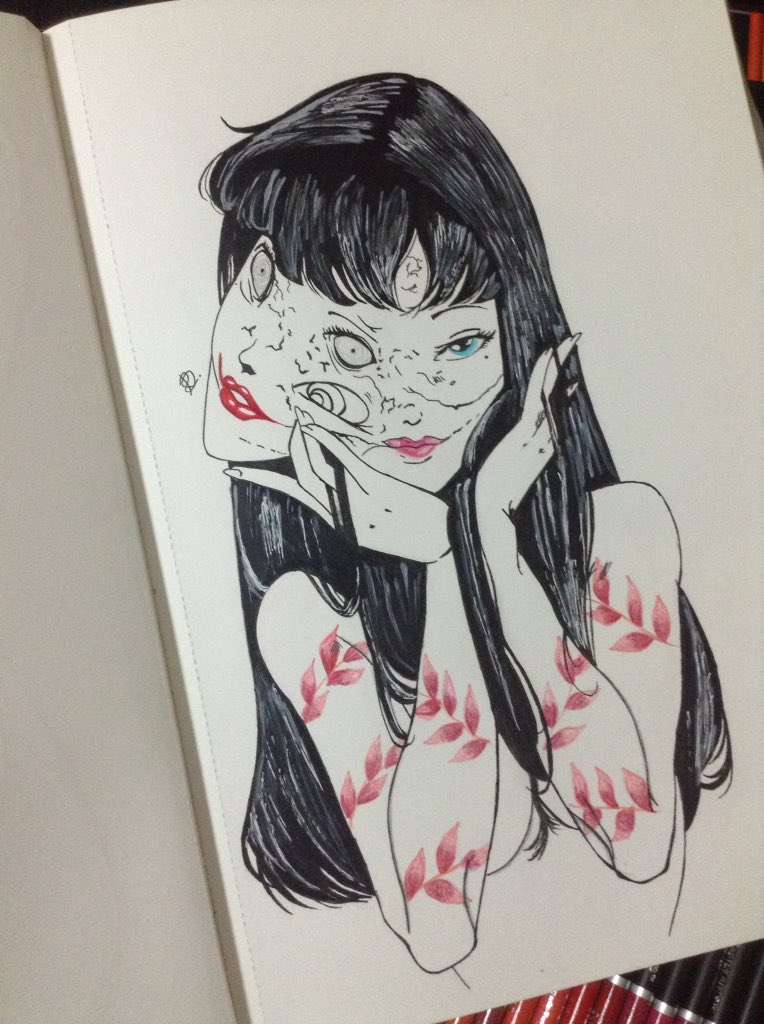 EerieDannie's tweet photo. • TOMIE •
(210 x 297 mm)
(8.3 x 11.7 in)
#CastleArts #ohuhumarkers #metalhead #DemonGirl #Succubus #Tomie #JunjiIto #HorrorManga #Horror #illustration #drawing #art #イラスト #アート #colouredpencils #Zeichnen #HorrorArt #inking #ink #micron #micronpens #pigmapen #BeKind https://t.co/Pgc0EDLrns