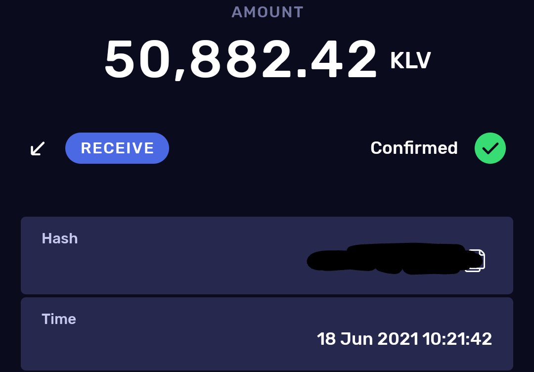 BLACK22HOLLYWOO's tweet photo. $klv was on sale this morning I got more. 
I sent 7 people 500 $klv each 
Drop your address below. I'm doing another one MONDAY, JUNE 21ST https://t.co/jGbG16f7gy