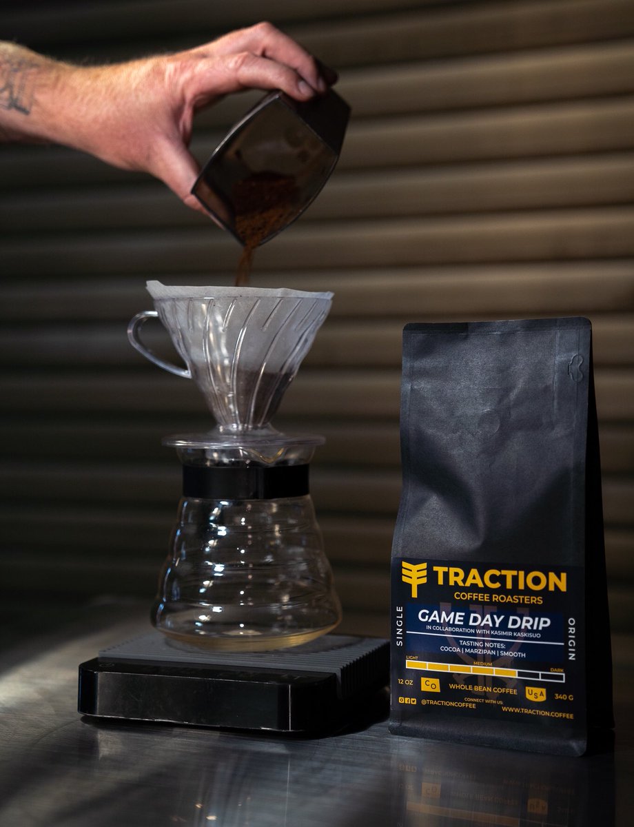 ☕️GAME DAY DRIP☕️
Stoked to finally share my special project with <a href="/TractionCoffee/">𝙏𝙍𝘼𝘾𝙏𝙄𝙊𝙉 𝘾𝙊𝙁𝙁𝙀𝙀</a>. We created the perfect coffee for the early mornings, afternoon pick-me-ups, and getting ready for the big games. 

Your new favorite coffee👇🏼
🛒 traction.coffee/gameday