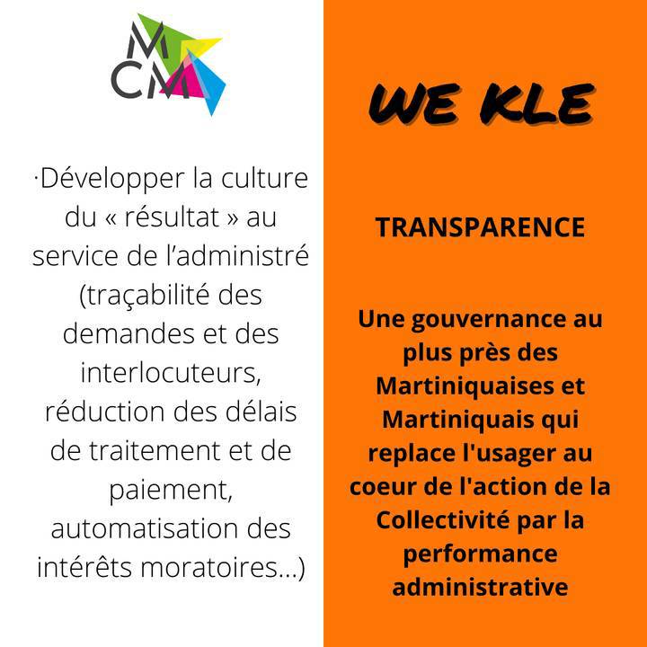 Wè Klè : c'est ne plus accepter d'opacité !
#wèklè c'est plus qu'un besoin, c'est une exigence de transparence pour une meilleure #Martinique !💪💪💪
Le 20 Juin : VOTEZ et faites VOTER l'EQUIPE #michansmatinik avec Yan Monplaisir ! 
#VotezYanou #LeChabenDeManFinotte !!!