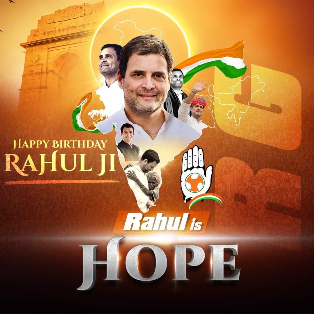 Happy birthday .Next PM of India Mr.Rahul Gandhi Ji . 