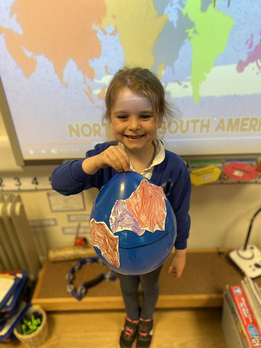 WSInfants's tweet image. When you don’t have your own globe, you can make one.