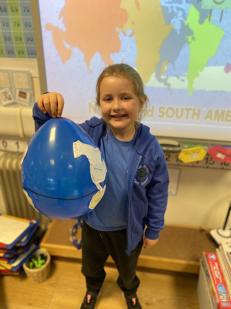 WSInfants's tweet image. When you don’t have your own globe, you can make one.