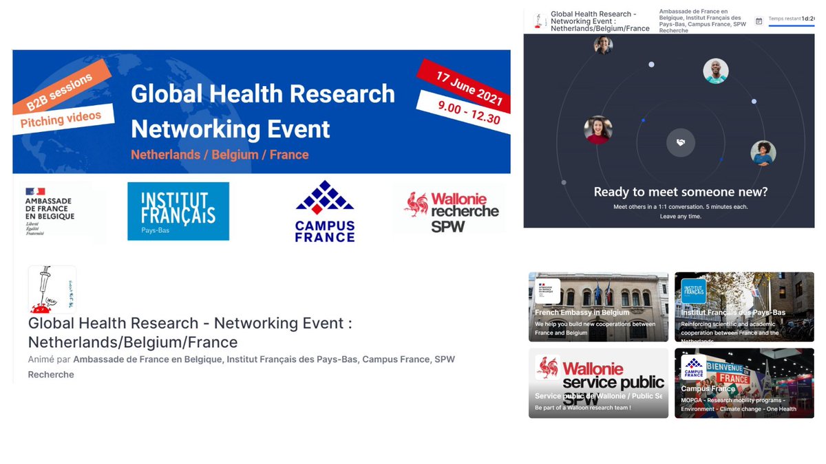 🙏Merci à tous les participants à l’événement de réseautage sur la recherche en #Santéglobale co-organisé avec <a href="/franceinnl/">La France aux Pays-Bas 🇫🇷🇳🇱</a>, @ifpaysbas, <a href="/AmbassFranceBel/">La France en Belgique 🇨🇵 🇪🇺</a> et <a href="/FranceBelgiqueC/">France Belgique Culture 🇫🇷🇧🇪</a>, en partenariat avec @Wallonie_SPW