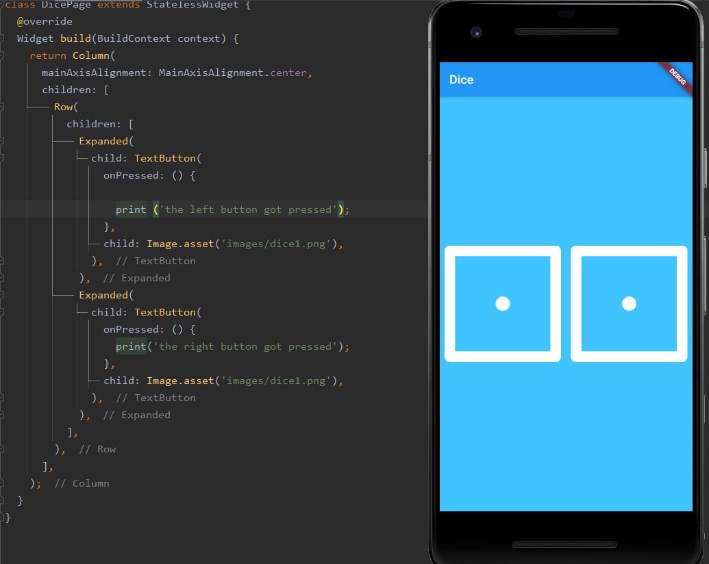 BaharHabibi14's tweet photo. This week I got acquainted with a very important function called Text Button and its property, when to use this function in my application.
@CodeToInspire 
#AfghanGirlsCode 
#Flutter https://t.co/NLTtTaawwZ