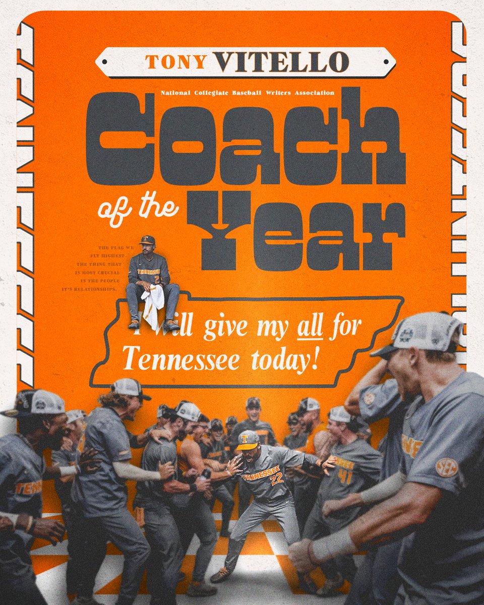Tennessee Baseball (@vol_baseball) on Twitter photo Our Coach. The Best.
๐ฐ 1tn.co/2UkRaTz
#GBO ๐ #OTH Our Coach. The Best.
๐ฐ 1tn.co/2UkRaTz
#GBO ๐ #OTH