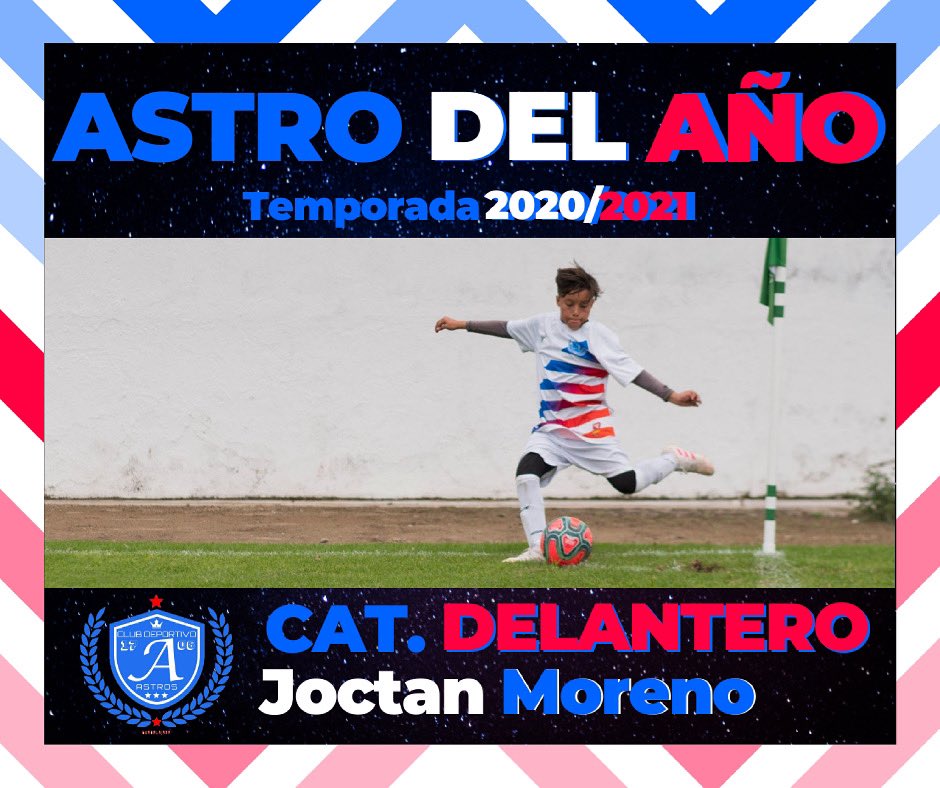 AstrosGdl's tweet photo. 💫🇱🇺| #AstroDelAño 
¡Y con un total de 173 puntos y por segunda ocasión consecutiva el Astro del año en la categoría mejor Delantero es para Joctan Moreno.

¡Felicidades Joctan! 🏆🙌🔥 💫🇱🇺👏⚽🏆

#MasQueEstrellas #SomosAstros #5toAniversarioAstro

🤝 @EntregasE @PiningoMX https://t.co/tIxnXMmtIe