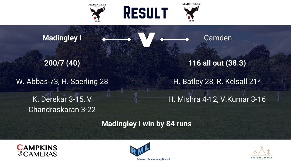 Madingley Cricket Club tweet media