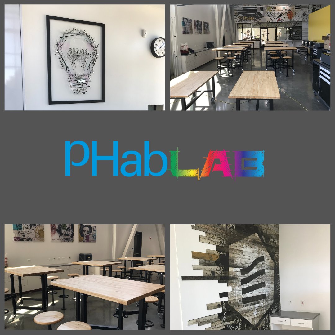 phablab's tweet photo. TIDE Academy PHabLAB, California. PHabLAB is a project-based learning (PBL) environment that combines collaboration, design thinking, and digital fabrication for the purpose of exploration and complex problem solving.​
.
.
.
#makerspaces #stemeducation #fablab #PHabLAB https://t.co/368lQTT1SF