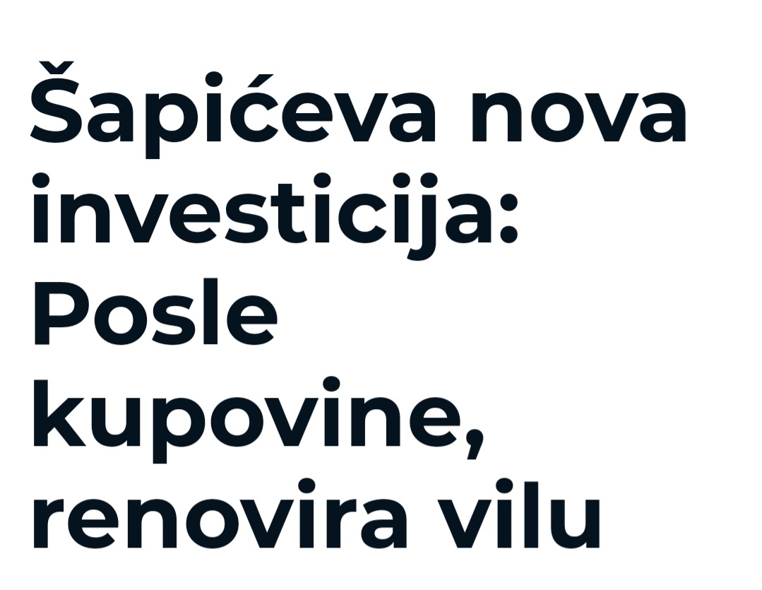 VesnaBjelica's tweet photo. Napredna nagrada, nema sta🤬
Da ne brinete, i tata mu je u blizini sa nekretninom😠
#zaDecu...neciju!! https://t.co/MujTDju4xq