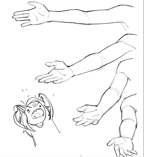 [disgruntled noise] foreshortening...... 