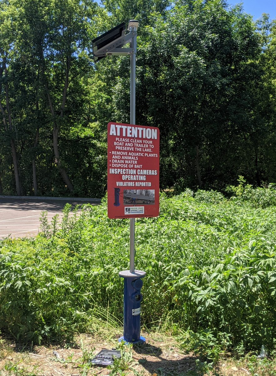 PriorSpringWD's tweet image. New at the Spring Lake boat launch!

The I-LIDS station is an automatic boat inspecting device that helps stop the spread of aquatic invasive species to maintain the quality of Spring Lake for native fish, wildlife, and recreation. #AIS

More info here: environmentalsentry.com/preventative-i…